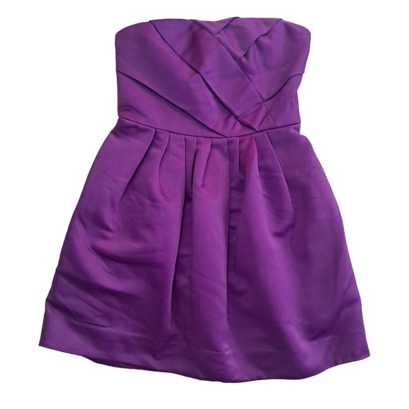 Armani Exchange NEW Dress Size 2 Strapless Tube Bubble Mini Dress - Picture 11 of 11